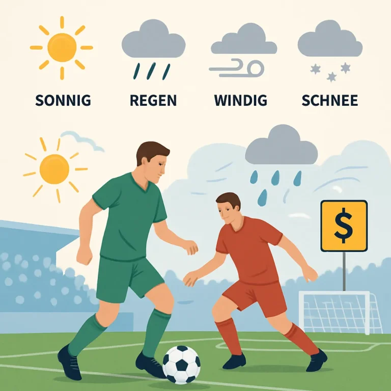Wie beeinflussen Wetterbedingungen die Ergebnisse bei Fußballwetten?