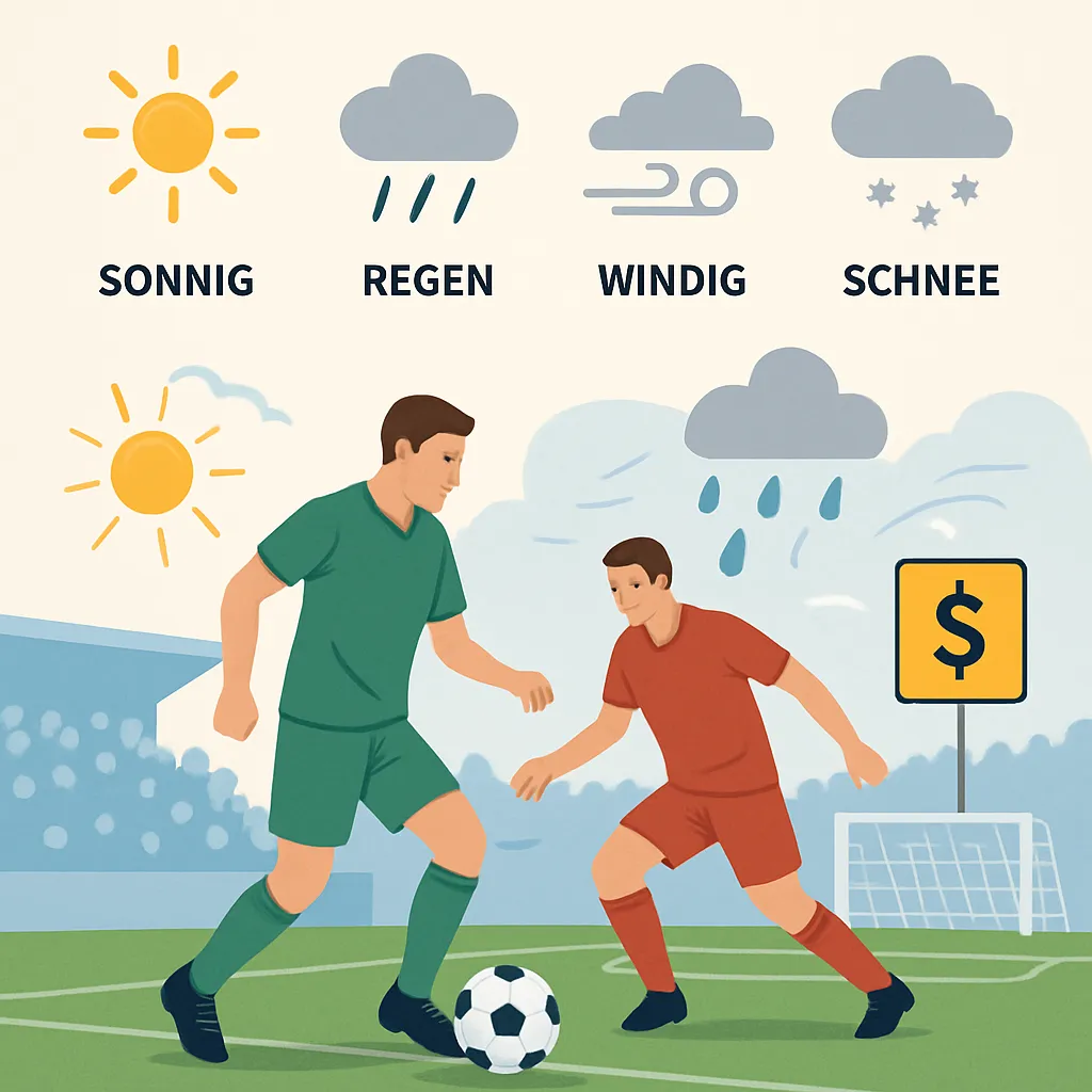 Wie beeinflussen Wetterbedingungen die Ergebnisse bei Fußballwetten?