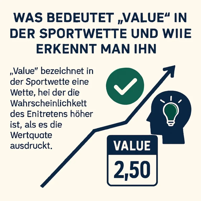 Was bedeutet „Value“ in der Sportwette und wie erkennt man ihn